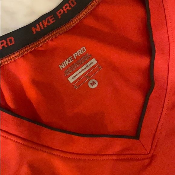 NIKE pro long sleeve v neck - Picture 3 of 3